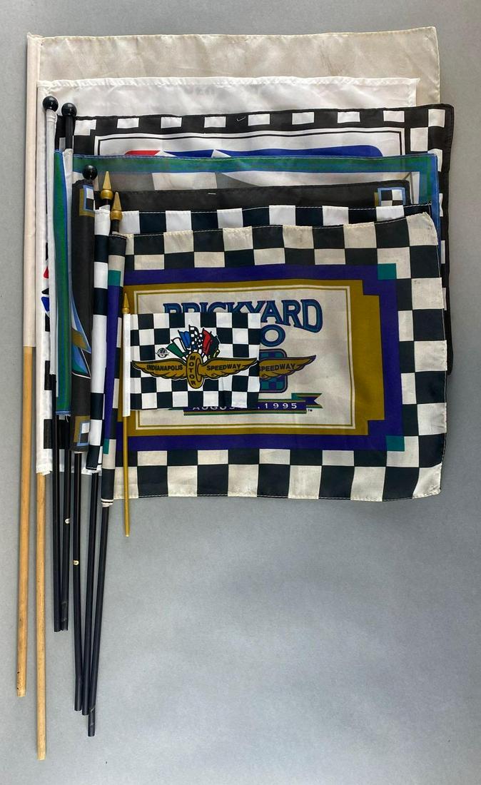 Group of 8 Racing Checkered Flags (1 of 9)