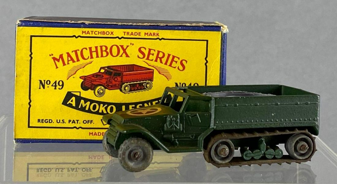 Matchbox No. 49 Army Half Track MK. III die-cast vehicle (1 of 10)