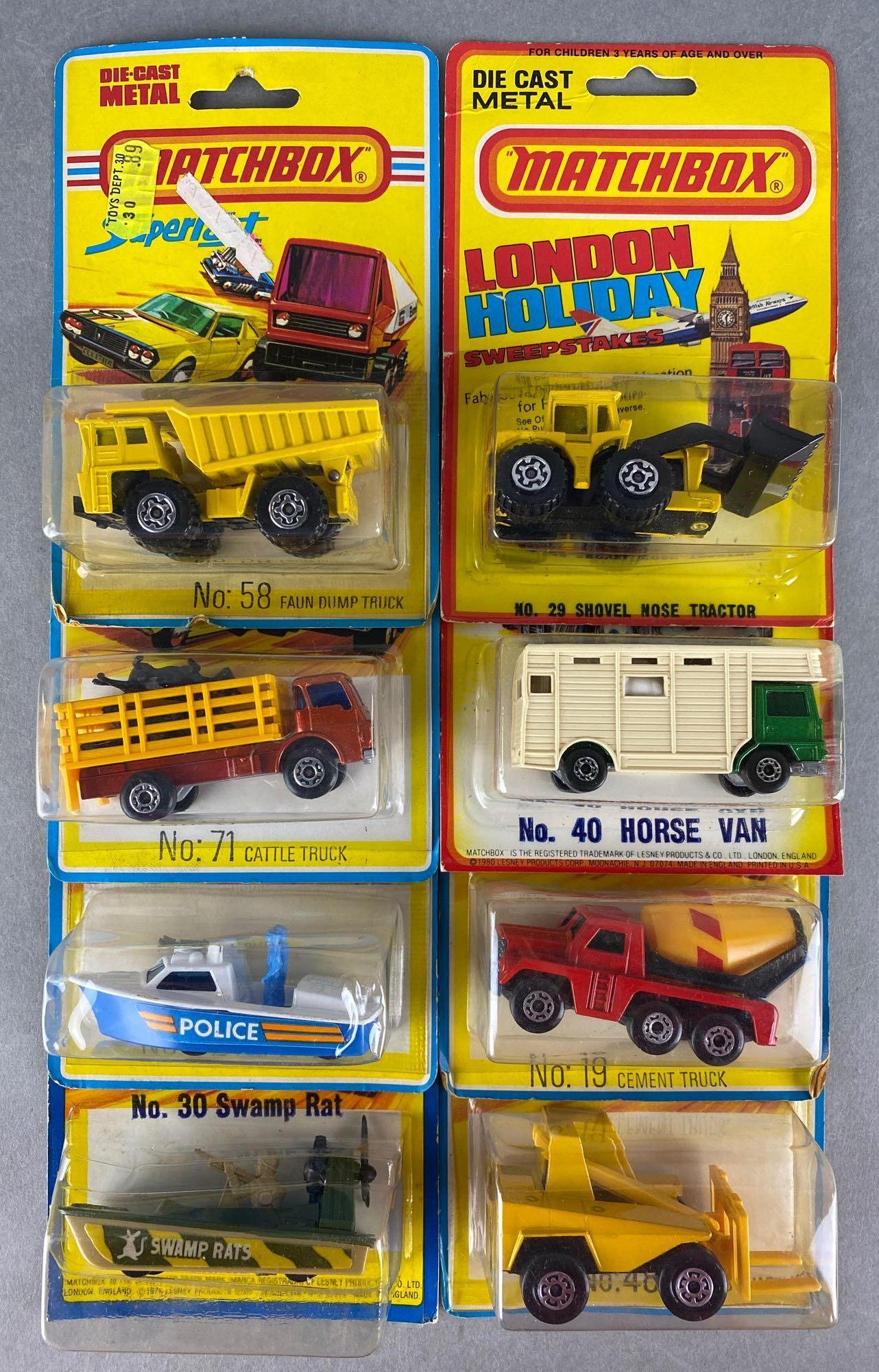 Group of 8 Matchbox Superfast die-cast vehicles (1 of 4)