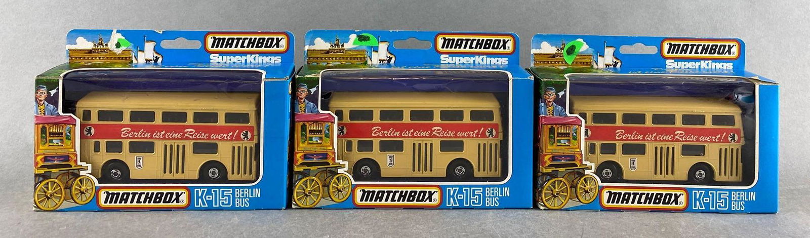 Group of 3  German Issue Matchbox Super Kings No. K-15 (1 of 3)