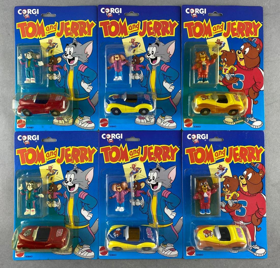 Group of 6 Corgi Tom and Jerry die-cast vehicles with character figures (1 of 5)