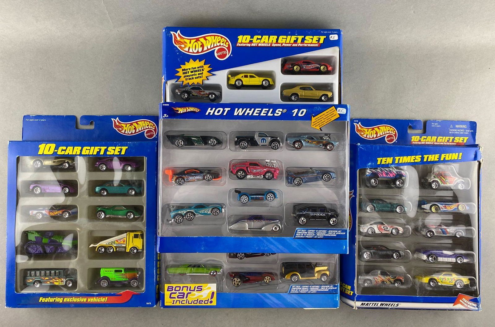 Group of 5 Hot Wheels 10-Car Gift Sets (1 of 6)