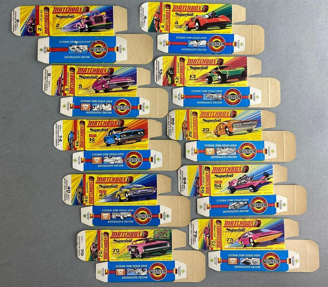 Group of 10 Matchbox H Type Boxes-EMPTY (1 of 3)