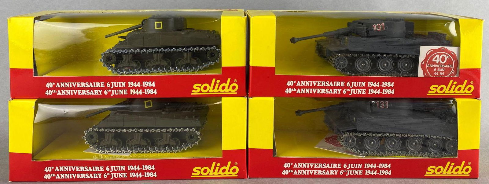 Group of 4 Solido 40th Anniversary D-Day die-cast (1 of 5)