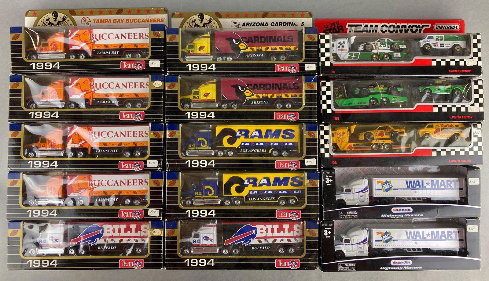 Group of 15 assorted die-cast Tractor-Trailers (1 of 4)