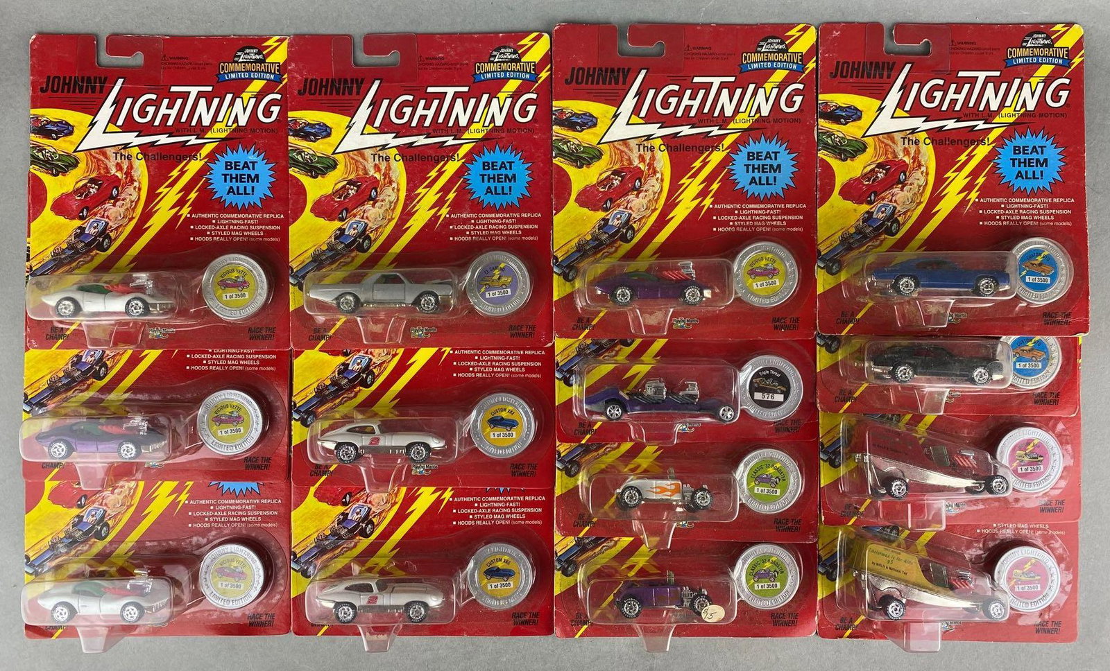 Group of 14 Johnny Lightning The Challengers die-cast vehicles (1 of 4)