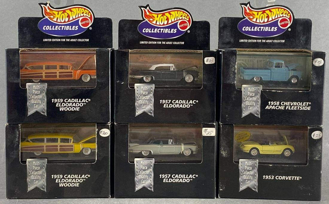 Group of 6 Hot Wheels Collectibles die-cast vehicles (1 of 5)