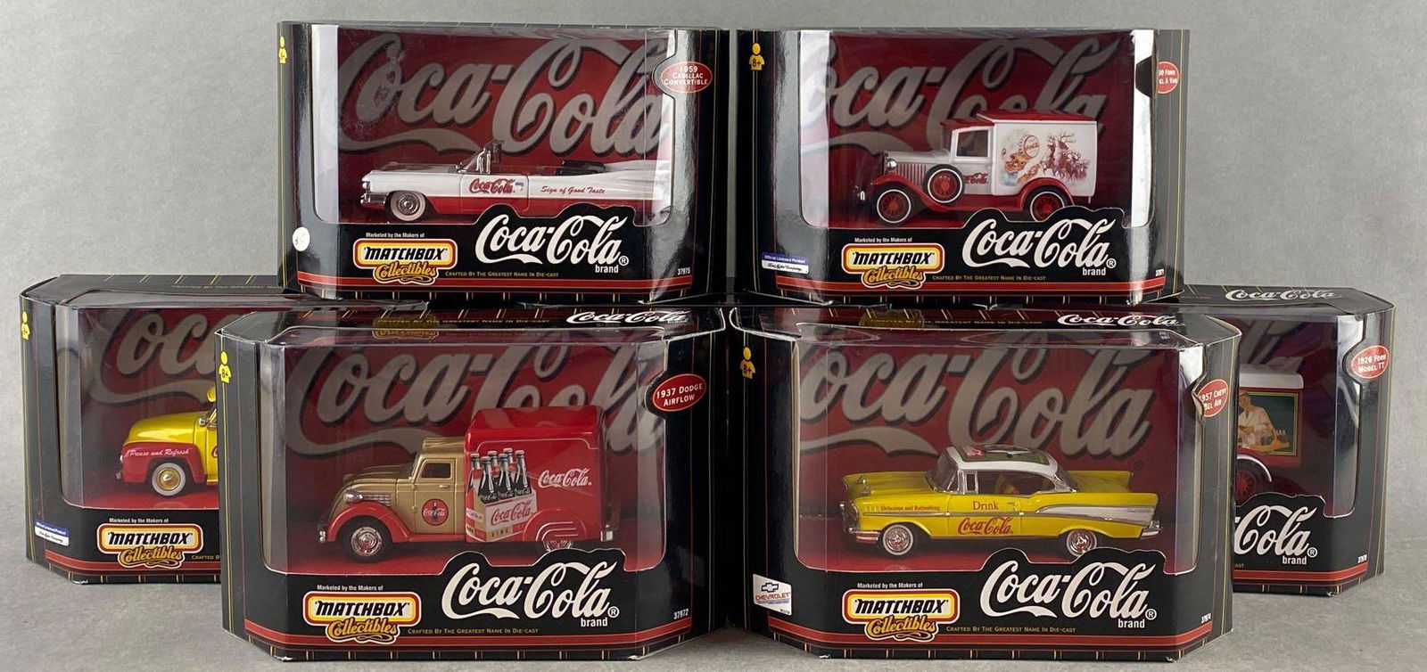 Group of 7 Matchbox Collectibles Coca-Cola die-cast vehicles (1 of 4)