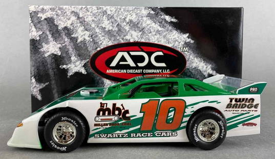 ADC Red Series Paul Harris No. 10 die-cast Late Model: 1/24 scale, dirt track, Harris Trucking, in original packaging