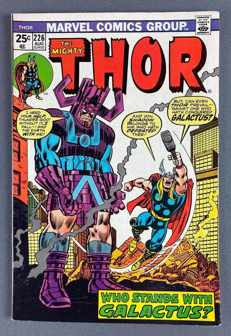 Marvel Comics The Mighty Thor No. 226: 2nd appearance of Firelord. August 1974, $.25, Bronze Age. Bagged and boarded.