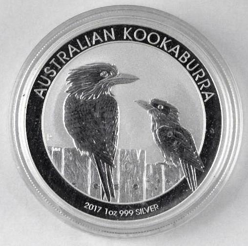 2017 Australia Kookaburra 1oz. .999 Fine Silver (1 of 2)