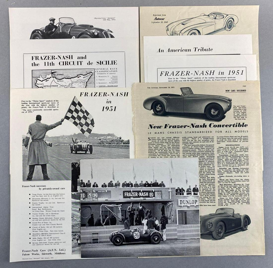 Group of 7 Frazer Nash Automobile Ephemera (1 of 5)