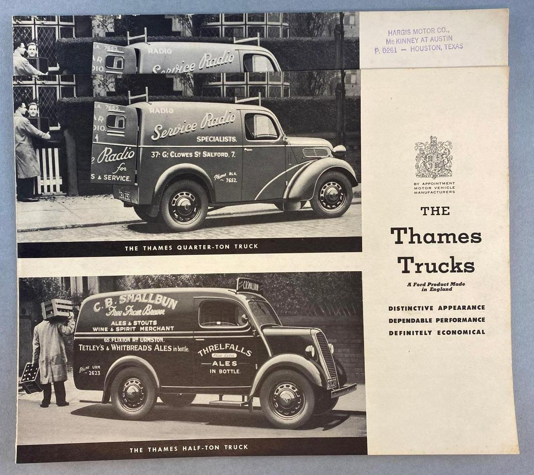 Group of 2 Ford Thames Automobile Ephemera (1 of 2)
