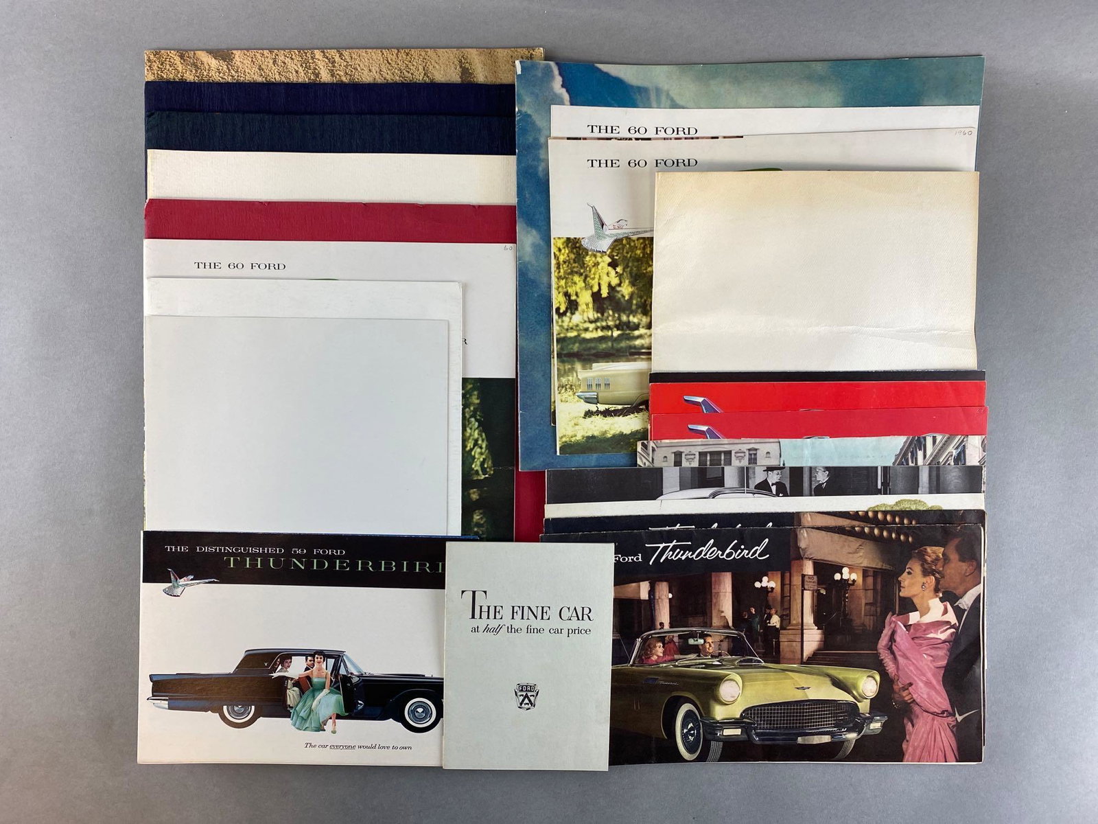 Group of 1960s Ford Thunderbird Brochures (1 of 8)