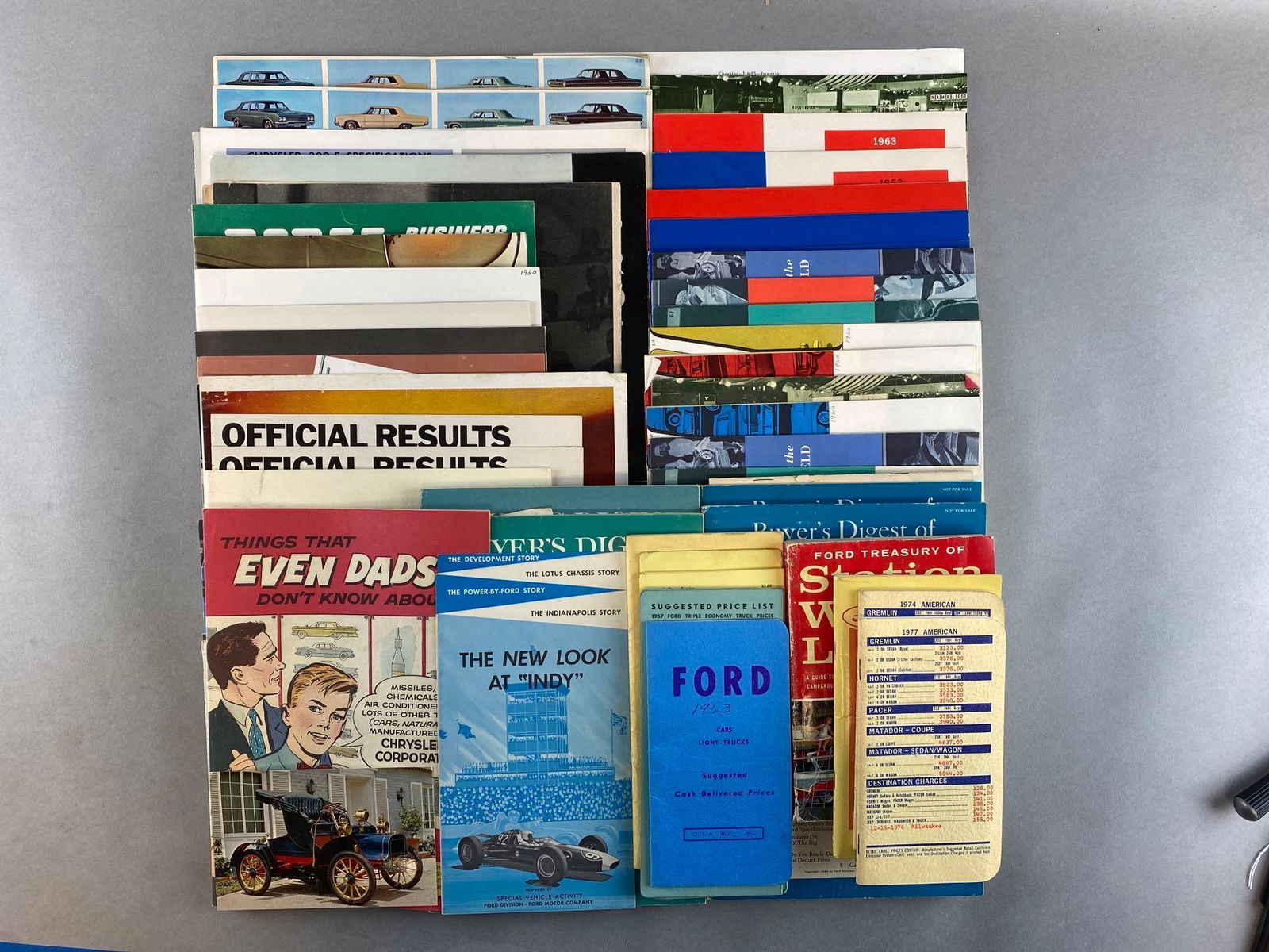 Large Group of 1960s-70s Automobile Ephemera (1 of 15)