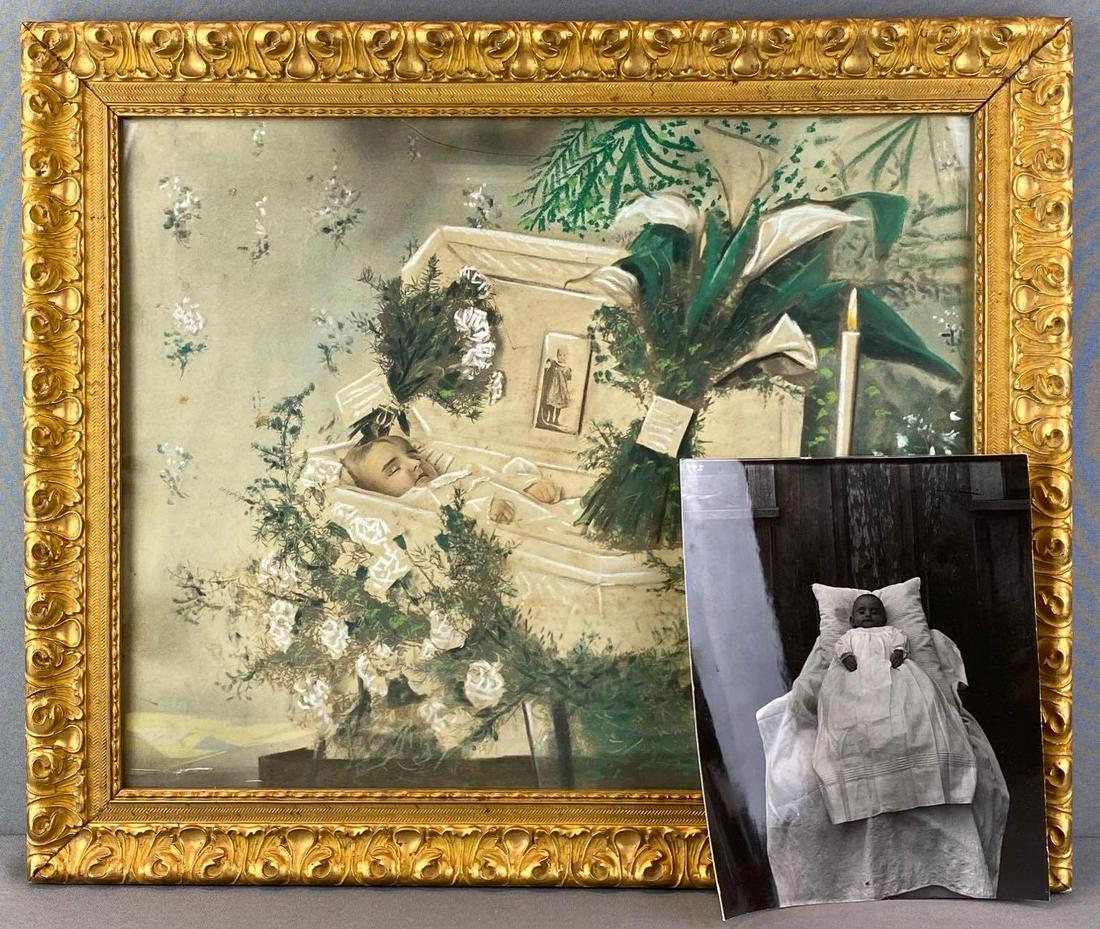 Group of Post-Mortem Child Photograph & Art Work (1 of 4)