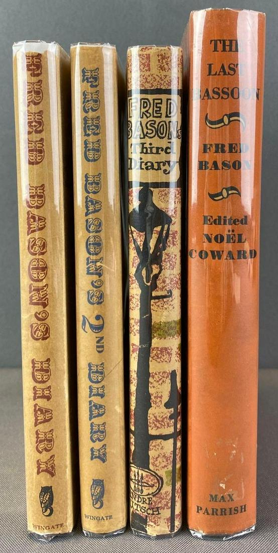 Group of 4 Signed Fred Basons Diary Hardcover Books (1 of 10)