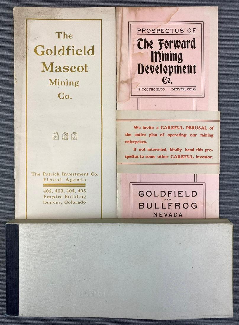 Group of 3 Goldfield Mining Co. Ephemera (1 of 6)