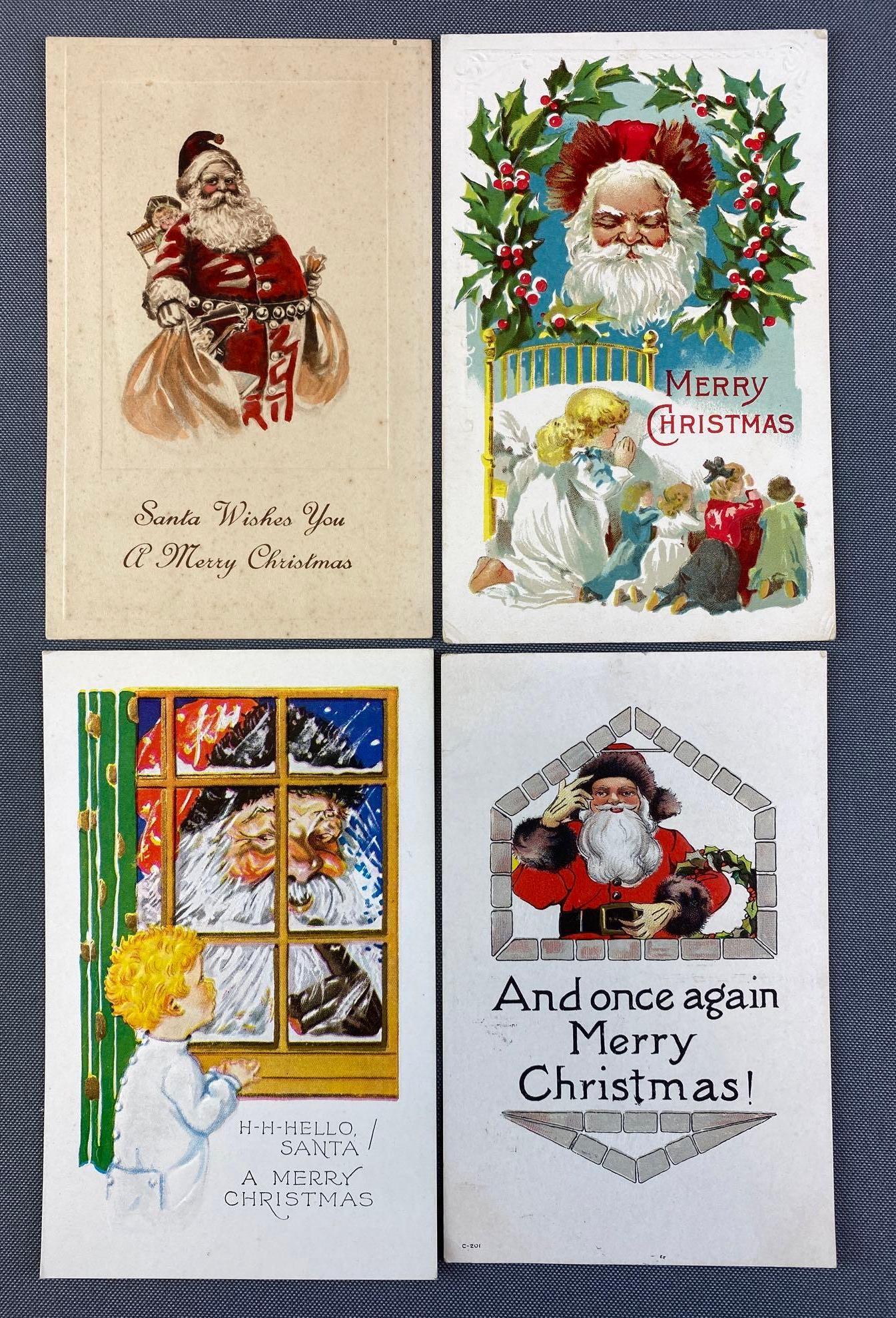 Postcards - Christmas Santas (1 of 5)