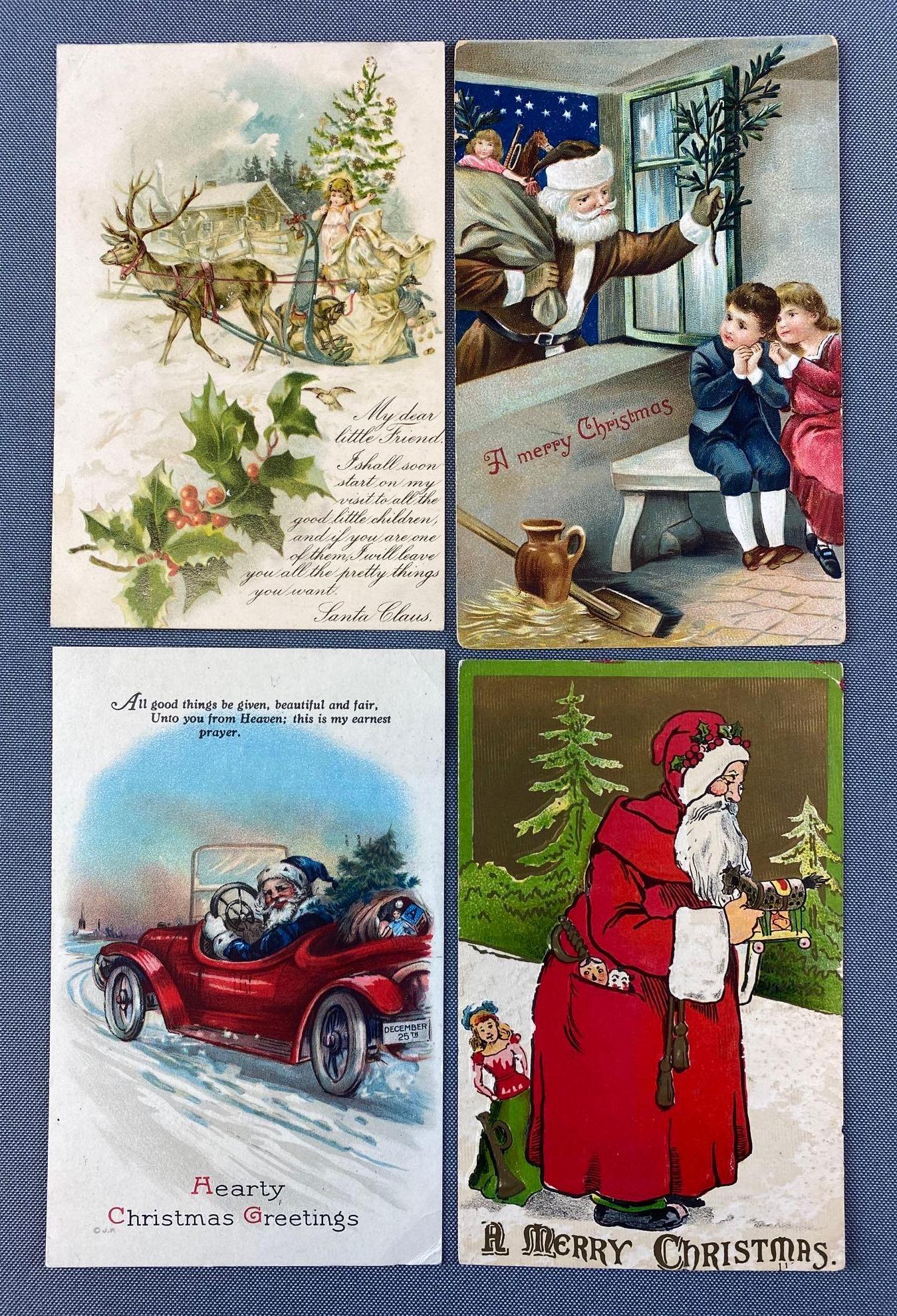 Postcards - Christmas Santas (1 of 4)