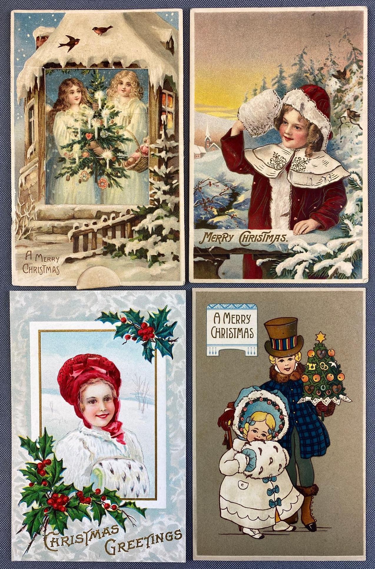 Postcards - Christmas Santas (1 of 3)
