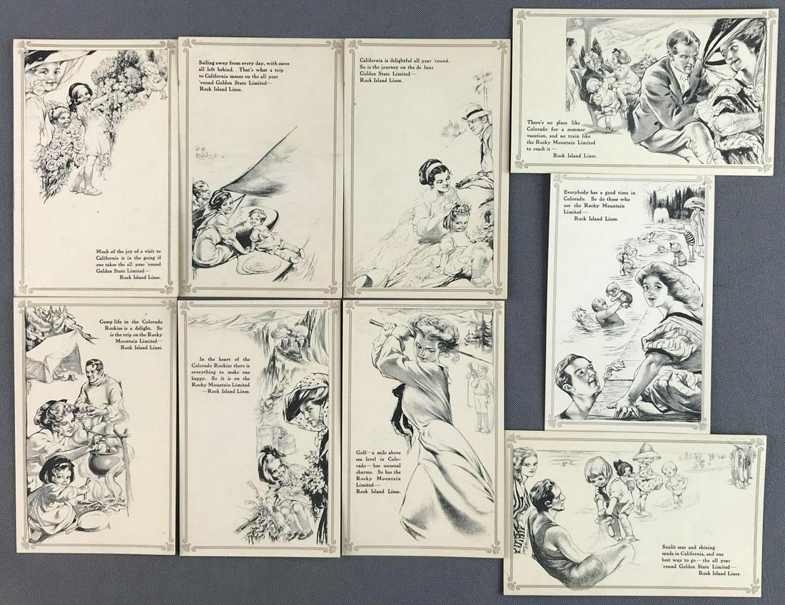 Postcards - Rock Island Lines Railroad (1 of 2)