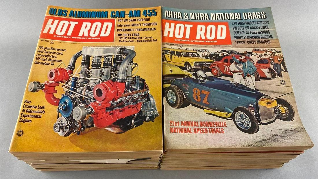 Group of 1960s-1970s Hot Rod Magazines (1 of 6)
