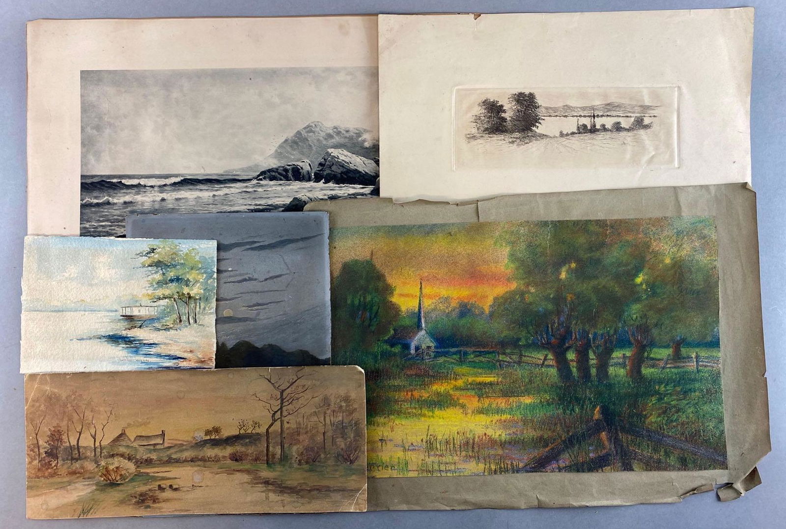 Group of 6 Pieces of Art (1 of 3)