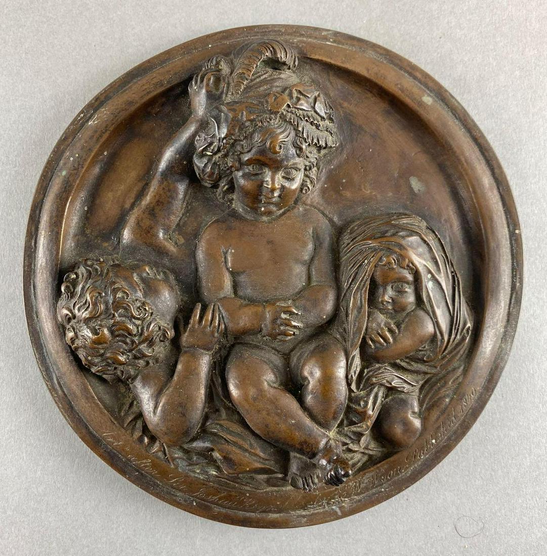 Antique Medallion by E W Wyon (1 of 4)
