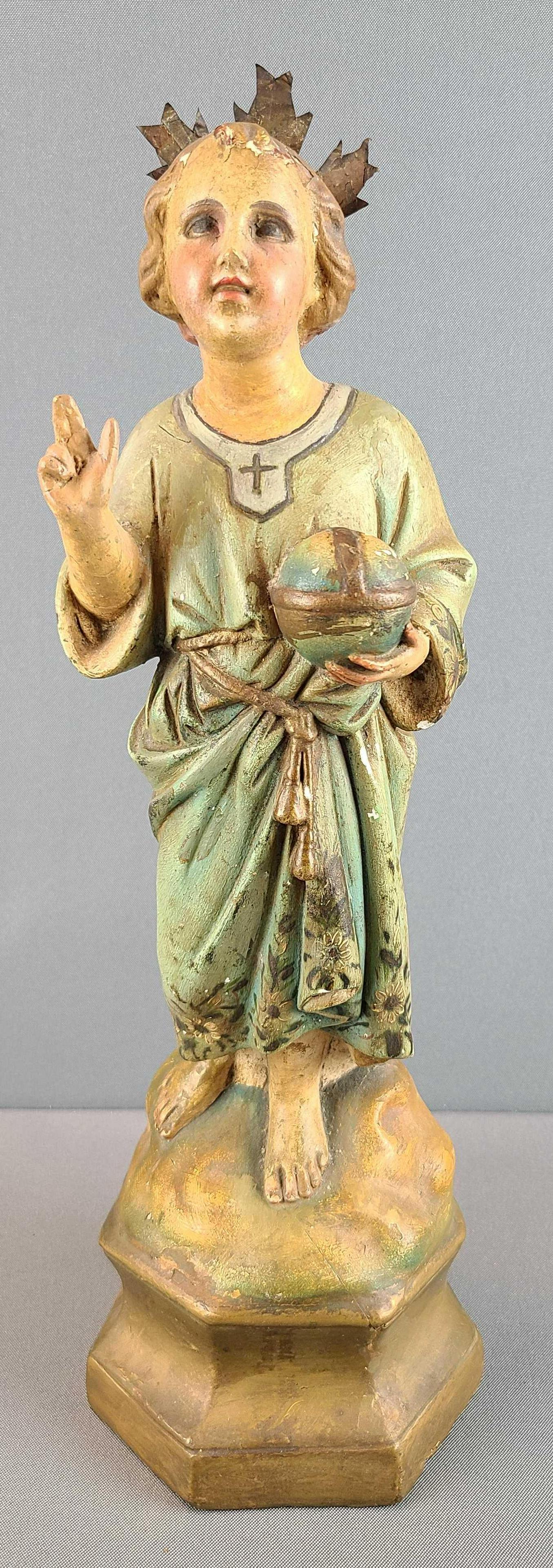Chalkware Religious Figurine (1 of 5)