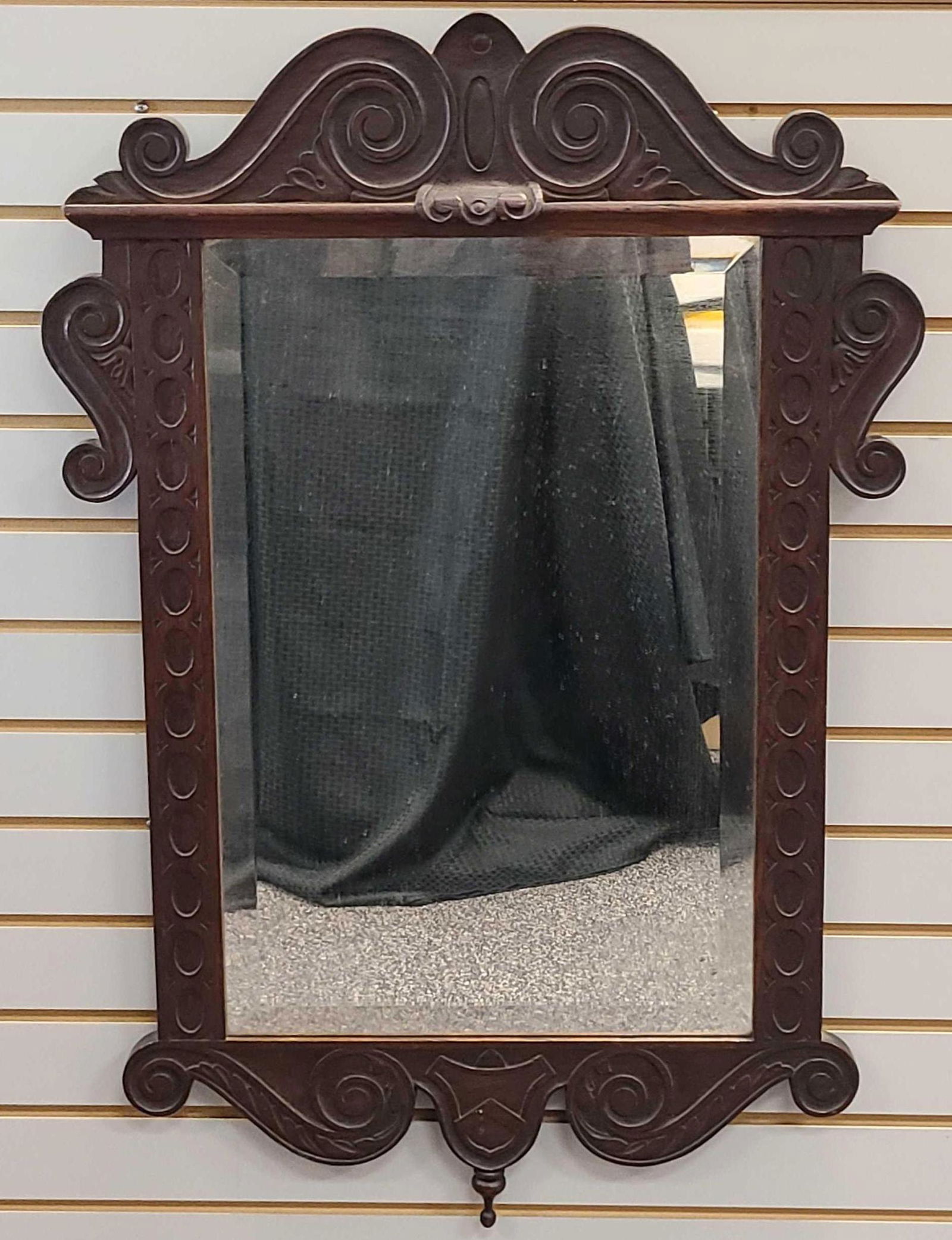 Wallace Nutting Wood Wall Mirror (1 of 4)