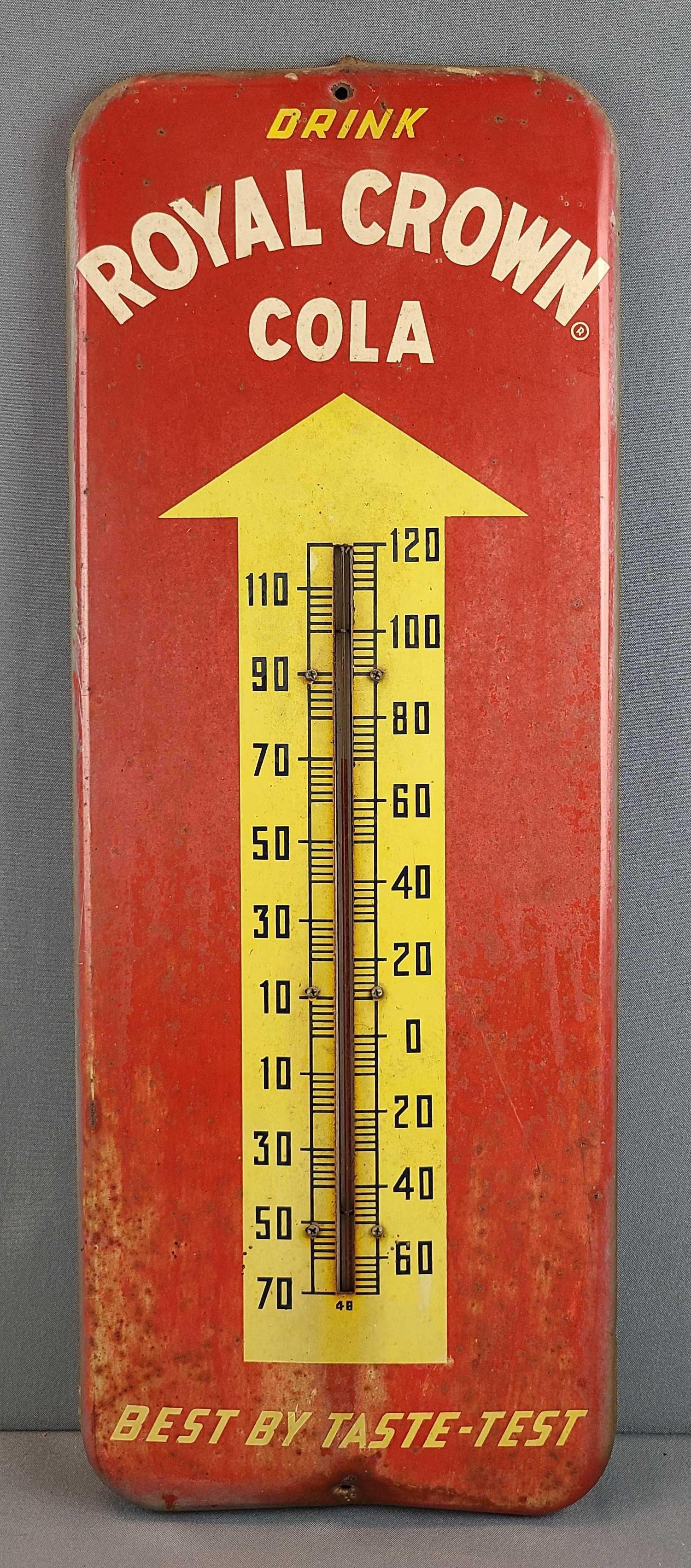 Vintage Royal Crown Cola Advertising Thermometer (1 of 4)