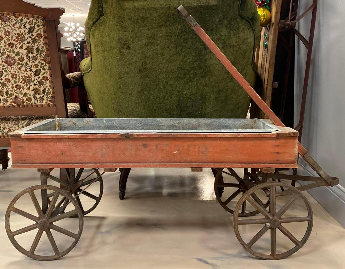Antique Dixie Flyer Wood Wagon (1 of 5)