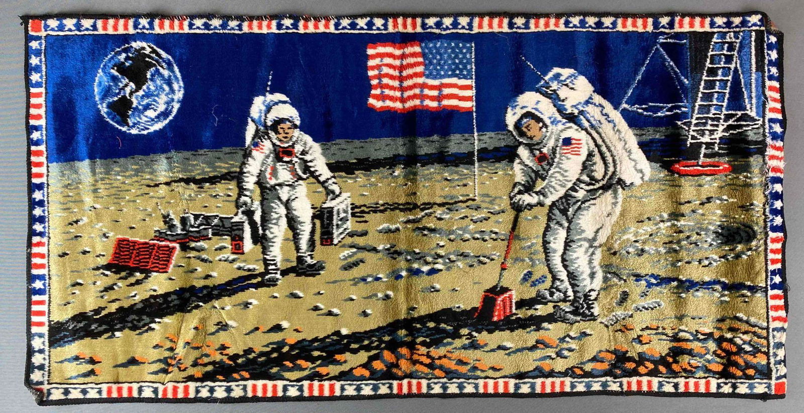 Apollo Moon Landing Tapestry (1 of 4)