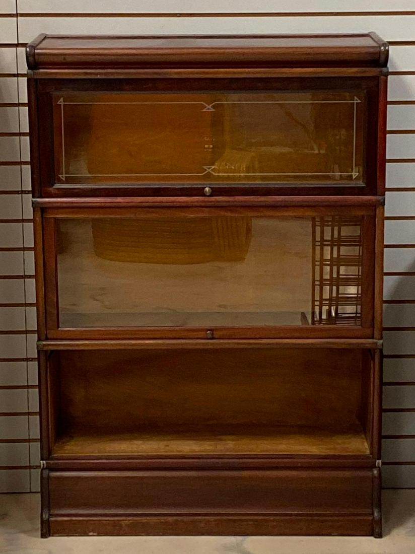 Wood Macey Stacked Barrister Bookcase (1 of 6)