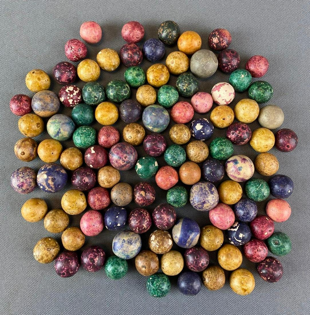 Group of Marbles: some paint loss, 90+