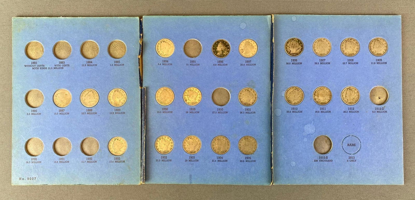 Group of 3 Liberty Head Nickel Collection Booklet (1 of 6)