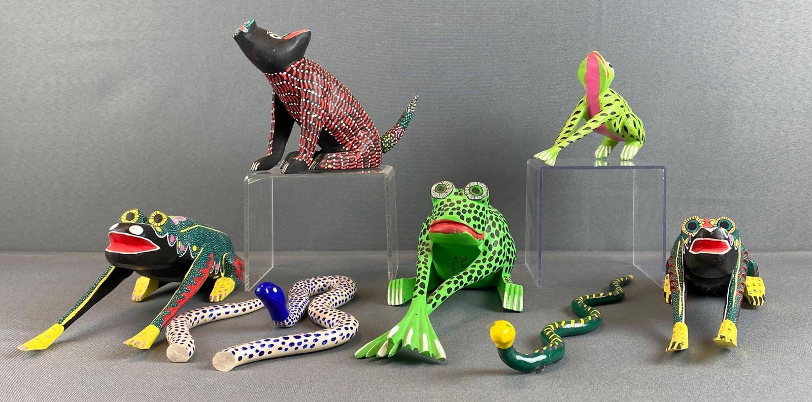 Group of 7 Assorted Mexican Folk Art Animals (1 of 7)