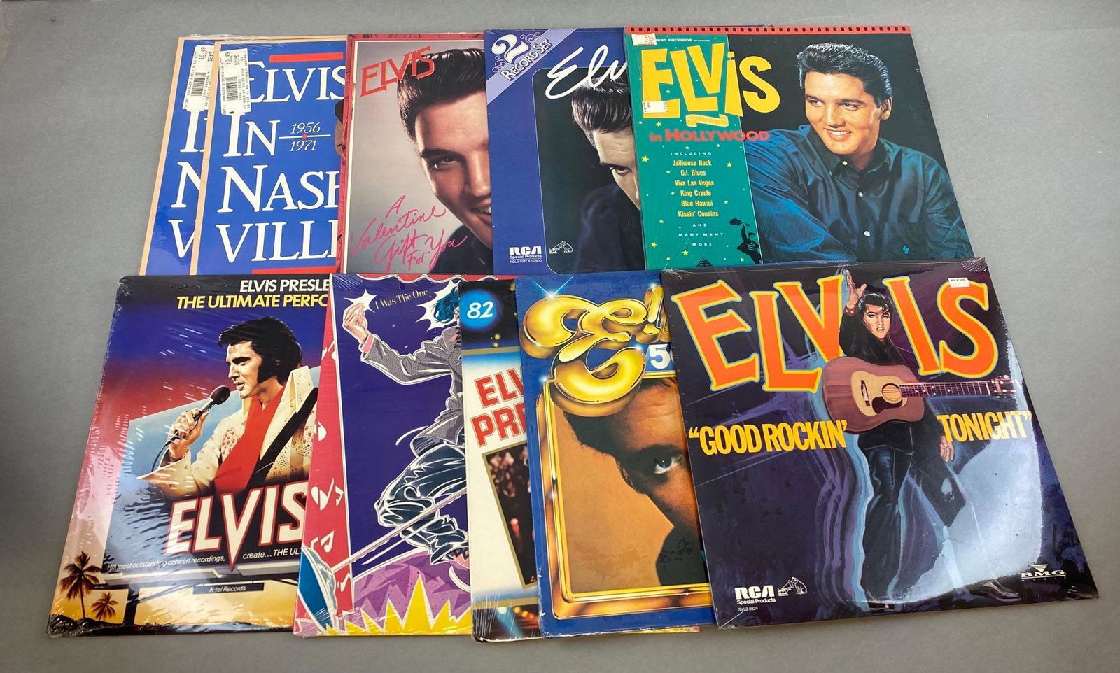 Group of 10 Elvis Presley LP Vinyl Record Albums (1 of 5)