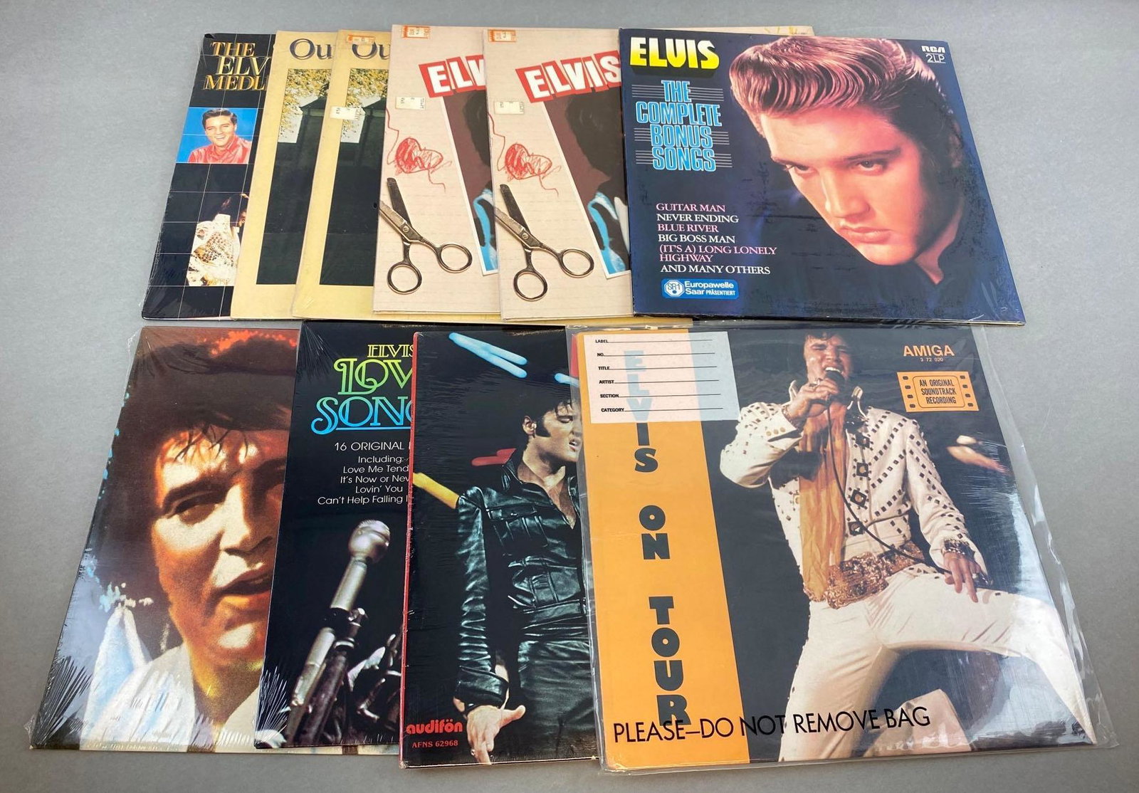 Group of 10 Elvis Presley LP Vinyl Record Albums (1 of 6)