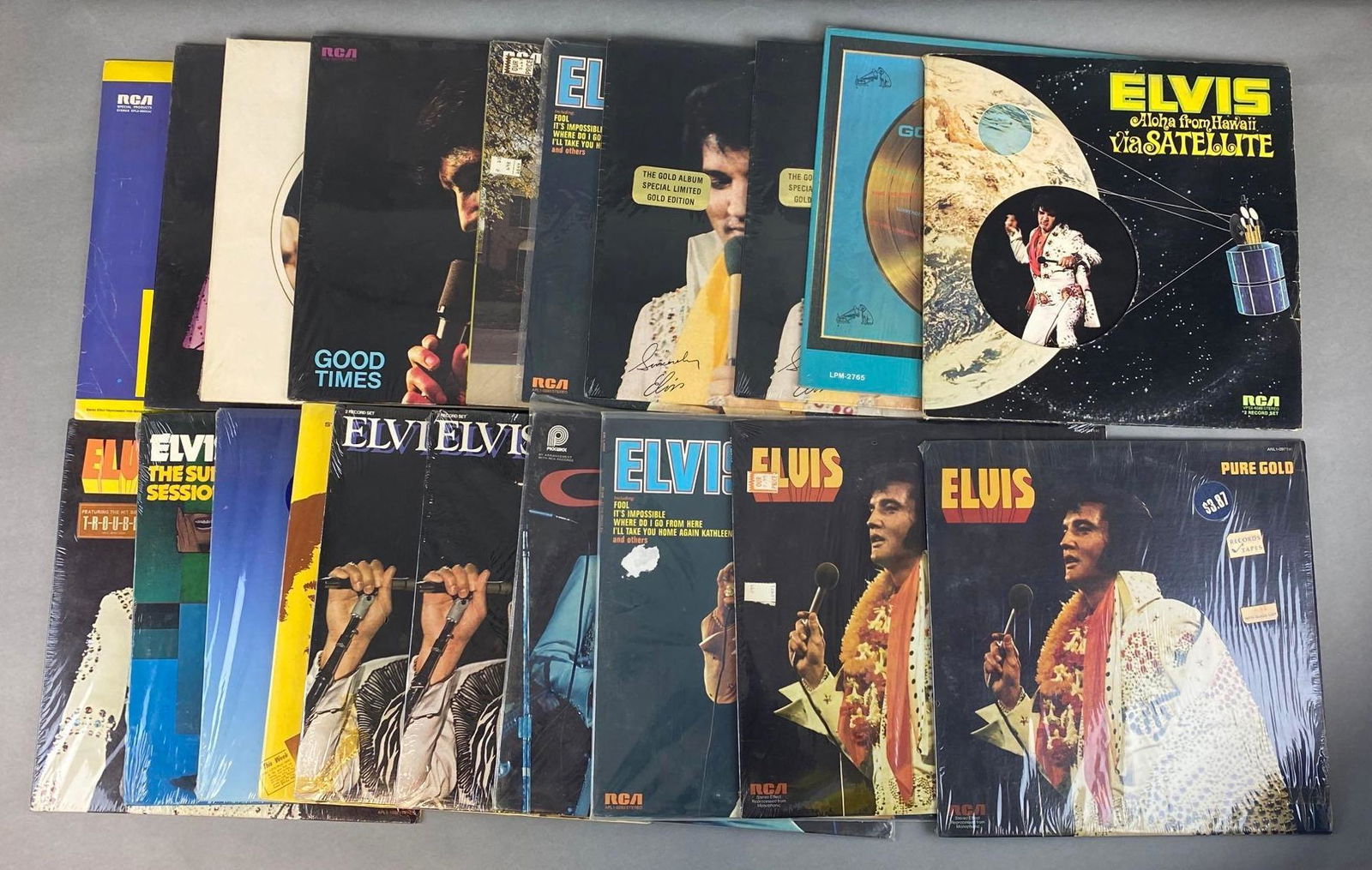 Group of 20 Elvis Presley LP Vinyl Record Albums (1 of 5)