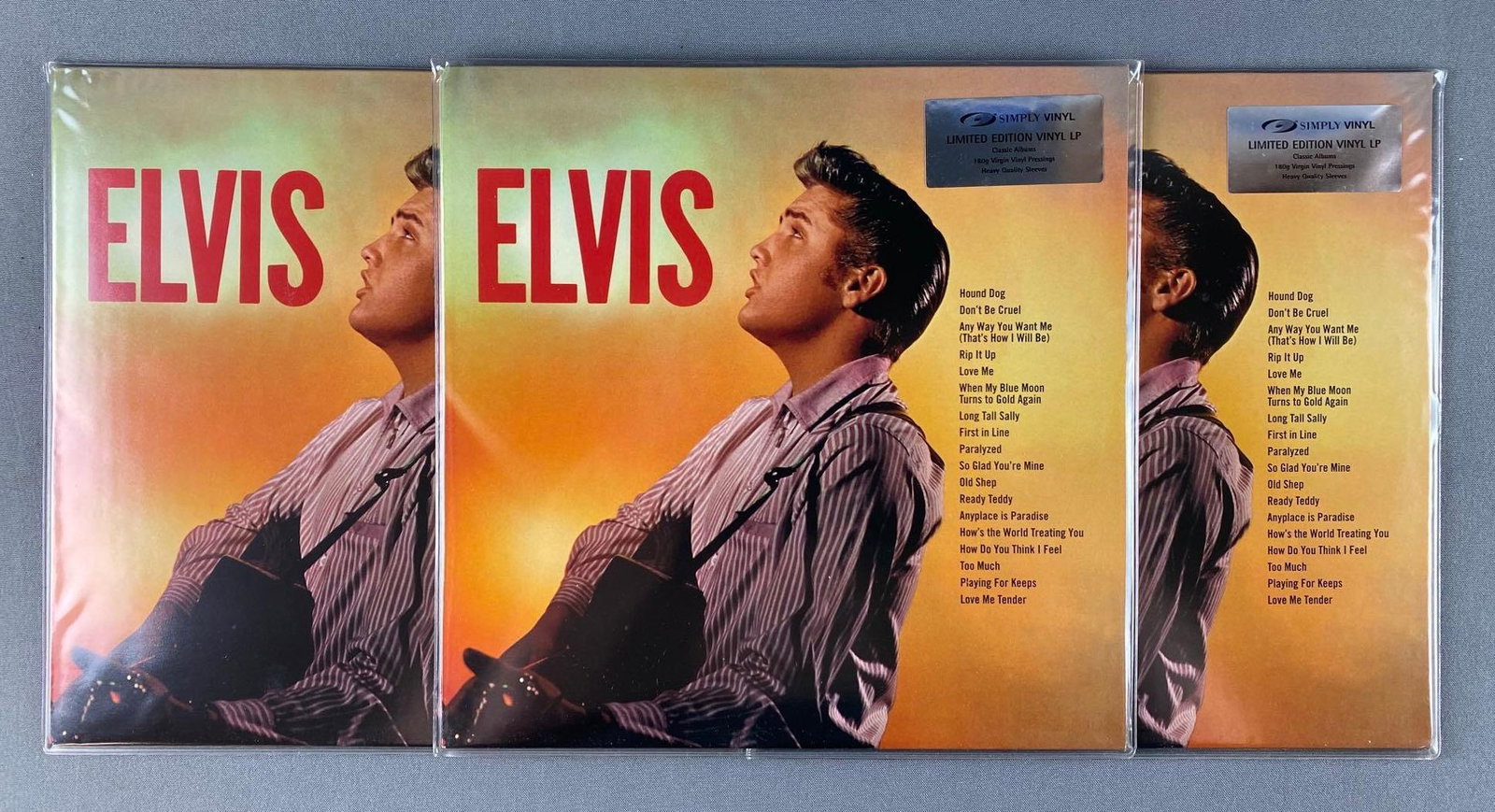 Group of 3 Sealed Elvis Vinyl LP Records (1 of 2)