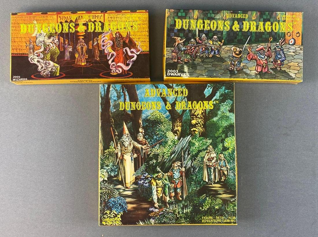 Group of 3 Advanced Dungeons and Dragons Grenadier Model Figure Sets (1 of 7)