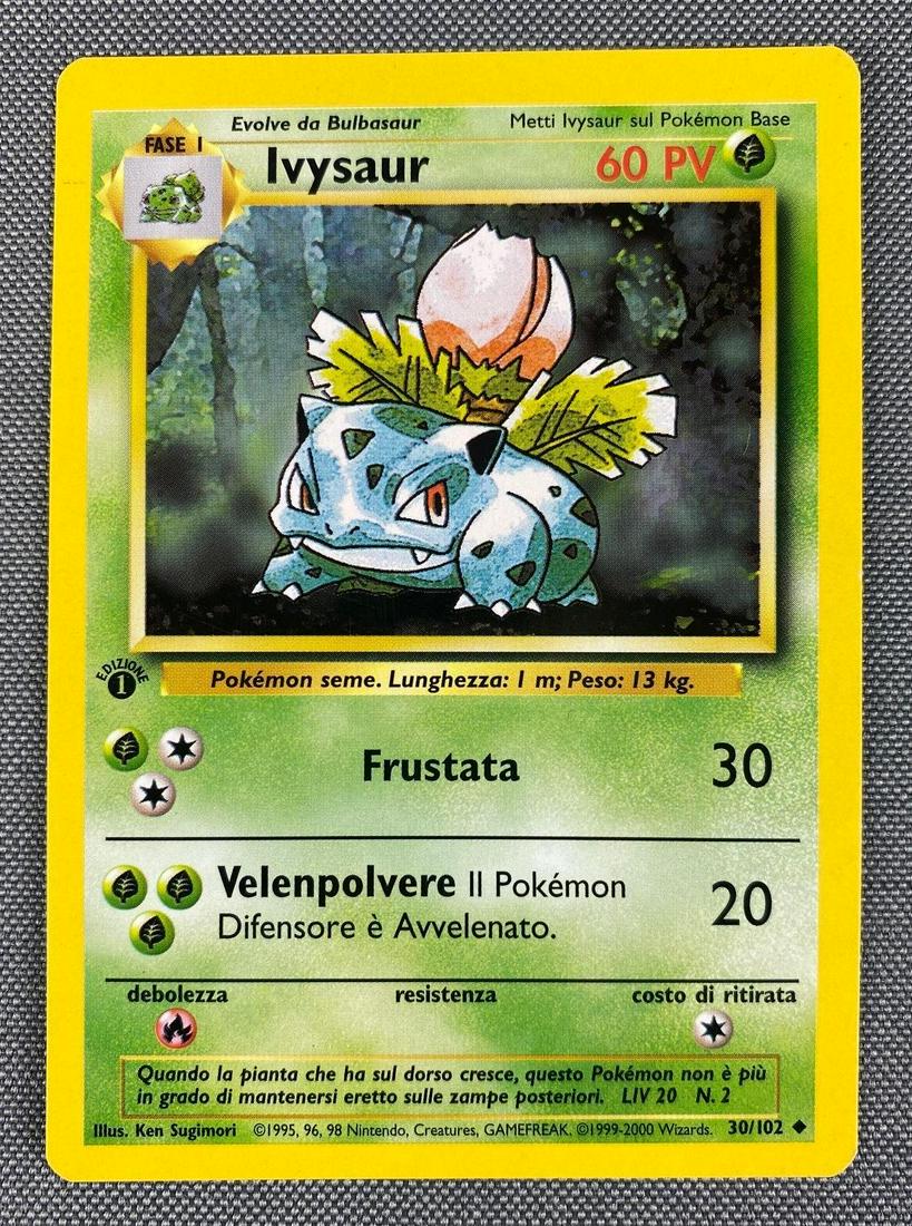 1999-2000 Pokemon 30/102 1st Edition Base Set Ivysaur Card (1 of 2)