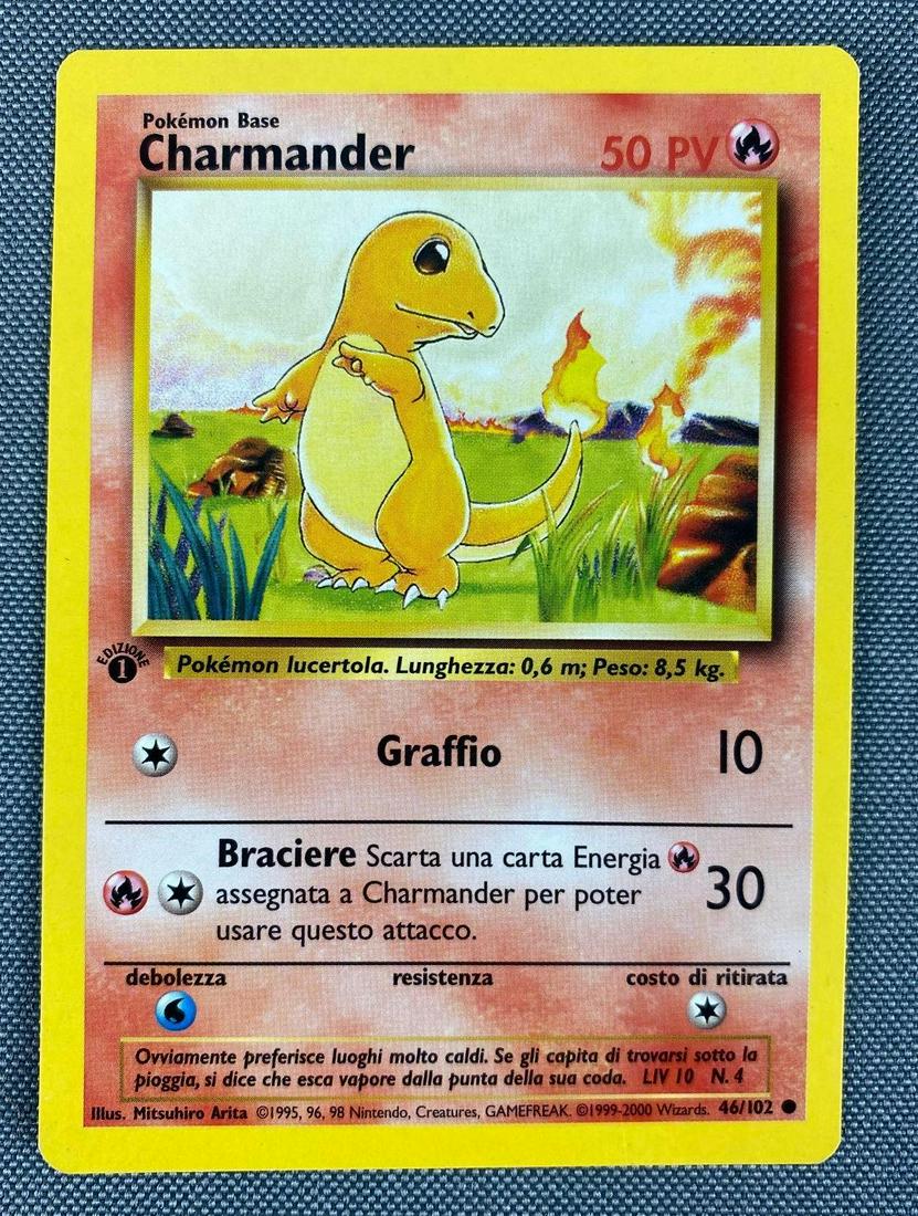 1999 Pokemon 1st Spanish Edition Base Set Charmander Card (1 of 3)