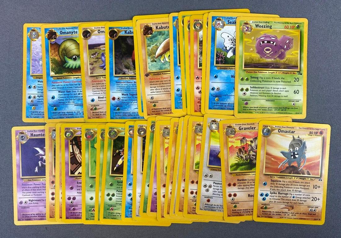 Group of 30+ Pokemon Stage 1 Cards (1 of 4)