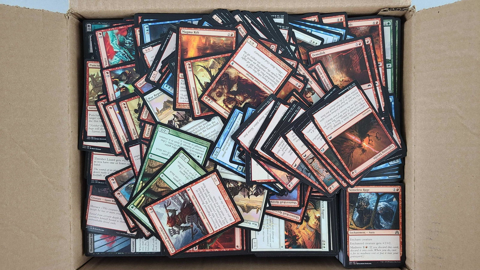 Group of Thousands of Magic the Gathering Cards: Various Dates and Series, Unknown Contents