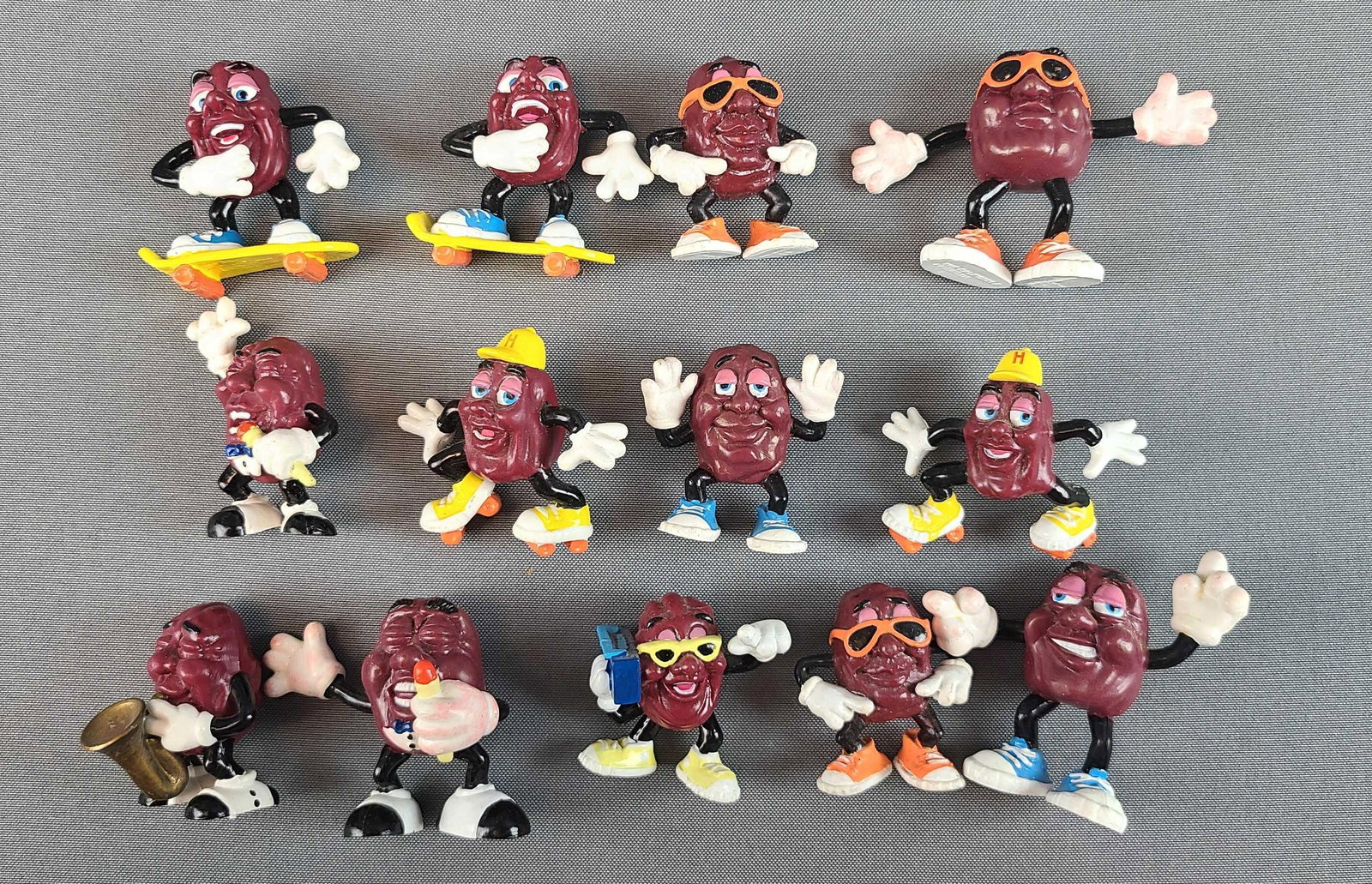 Group of California Raisin figures (1 of 4)