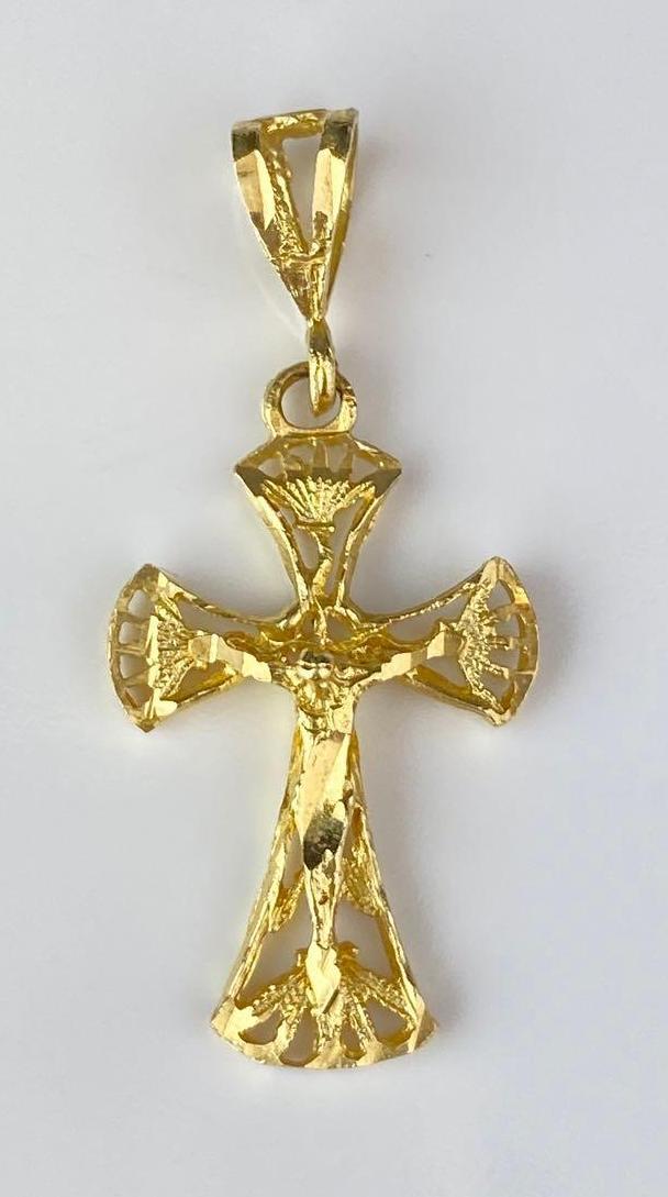 14K Gold Crucifix Pendant (1 of 3)