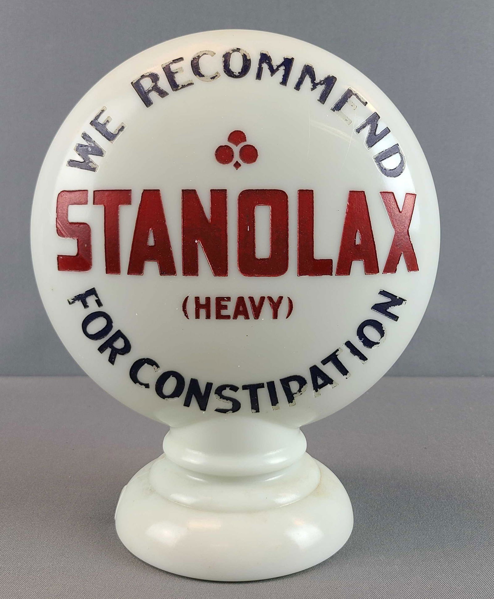 Antique Stanolax Pharmacist Globe with Light Base (1 of 9)